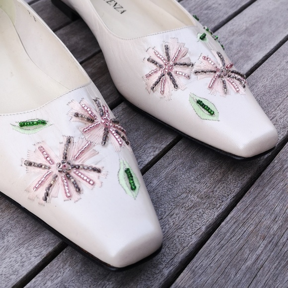 Ramon Tenza flowered low-heeled pumps - Picture 15 of 16